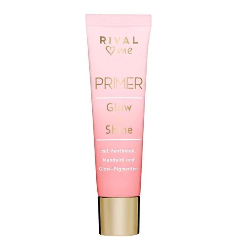 Rival Loves Me Primer Glow&Shine Makeup Primer – Dermatologically Tested, Hydrating, 1.01 fl oz