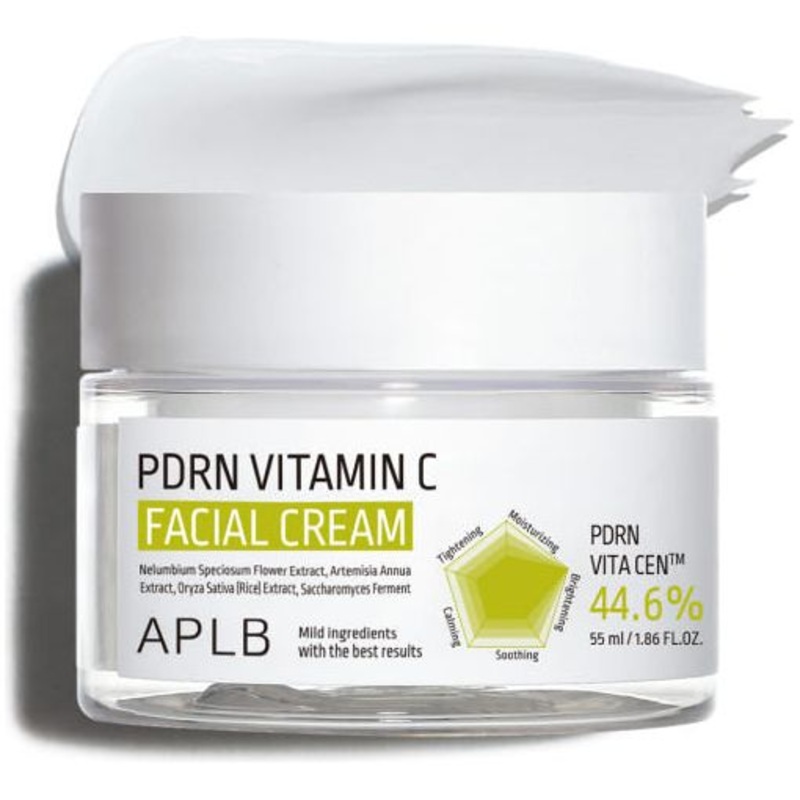 APLB PDRN Vitamin C Facial Cream  55ml | Brightening Moisture Barrier Cream for Sensitive Skin