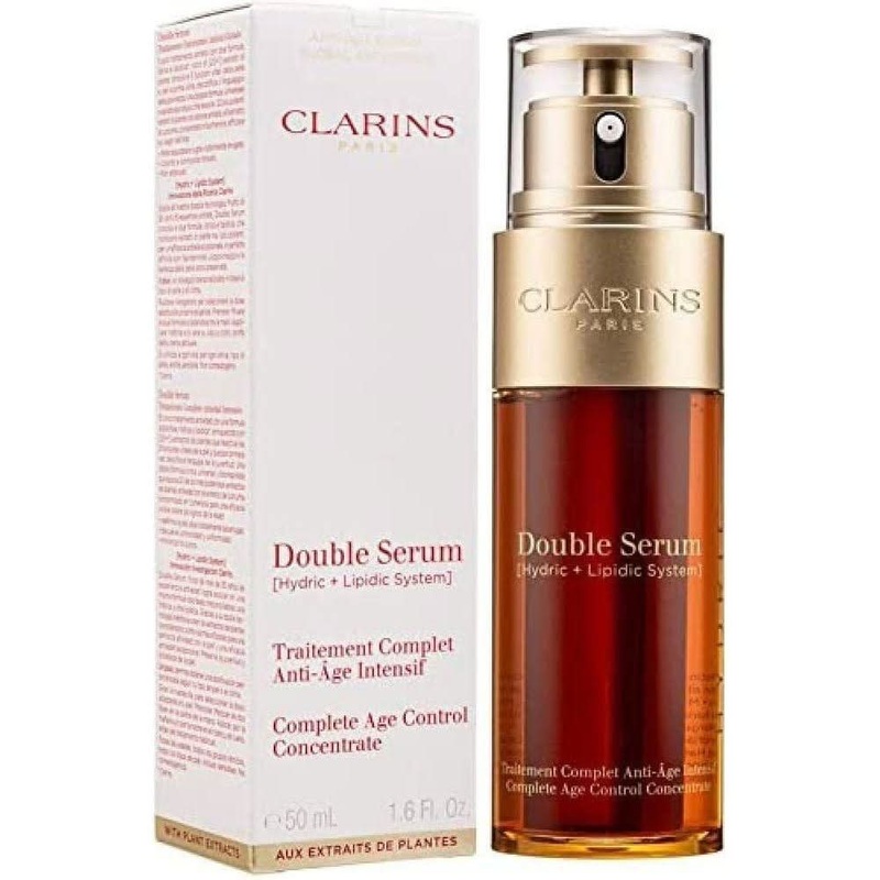 Clarins Double Serum Complete Age Control Concentrate – 75ml | Anti-Aging & Radiance Boost
