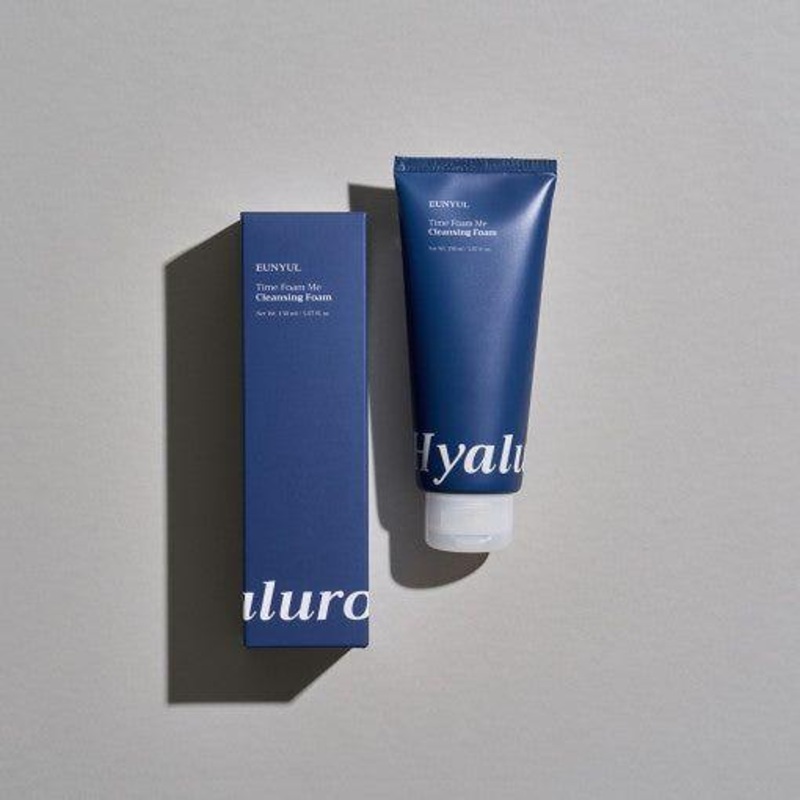 EUNYUL Time Foam Me Hyaluronic Cleansing Foam  150ml | Moisturizing Cleanser for Dry Skin with Hyaluronic Acid