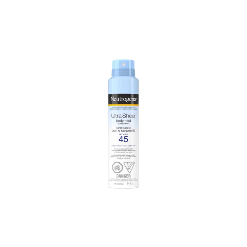 Neutrogena Ultra Sheer Body Mist Spf 45