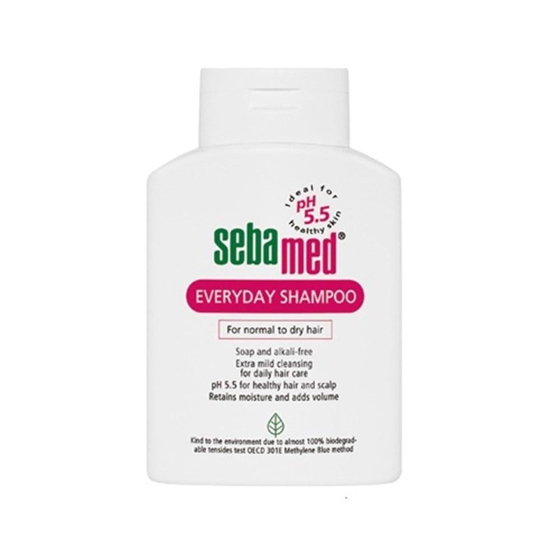 Sebamed Everyday Shampoo 200ml – pH 5.5 Daily Hair Care for Sensitive Scalp