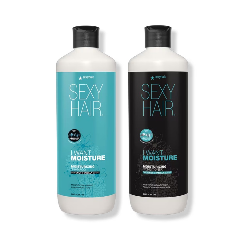 Sexy Hair I WANT MOISTURE Liter Duo 33OZ