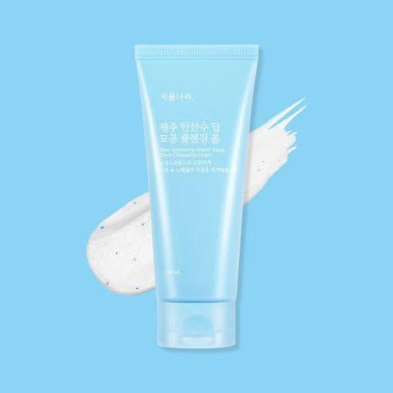 Shingmulnara Jeju Sparkling Water Pore Deep Cleansing Foam  150ml | Gentle Exfoliating & Moisturising Cleanser