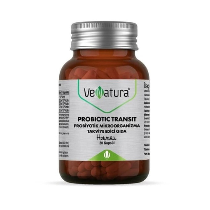VeNatura Probiotic Transit 30 Capsules – Probiotic Supplement for Gut Health Support