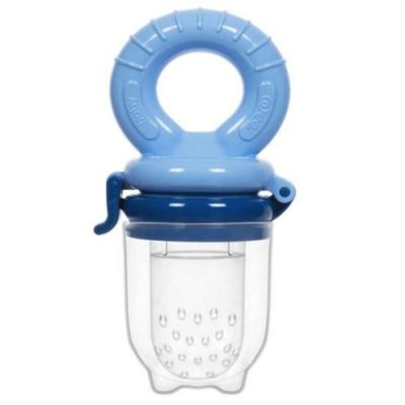 Wee Baby Baby Fruit Feeder – Silicone Fruit Feeder for Babies, Promotes Healthy Eating, Pulp-Free Feeding Experience