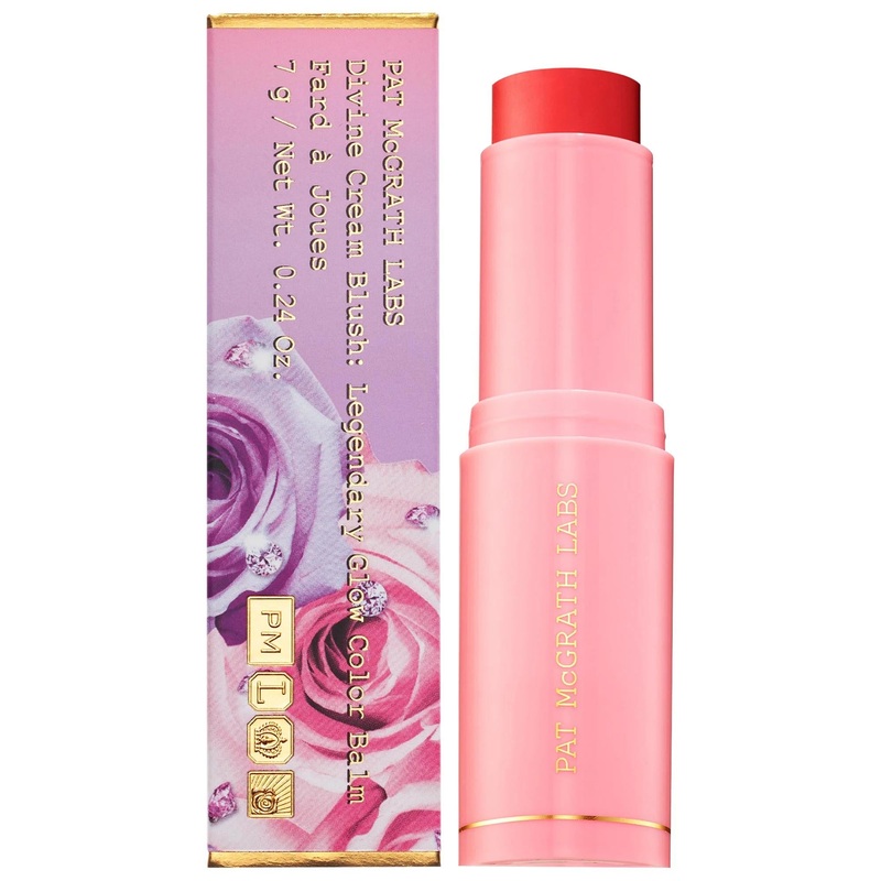 Divine Cream Blush: Legendary Glow Color Balm – Radiant, Natural-Looking Flush with Shea Butter, Squalane & Passion Fruit – Light Coverage Blush Stick