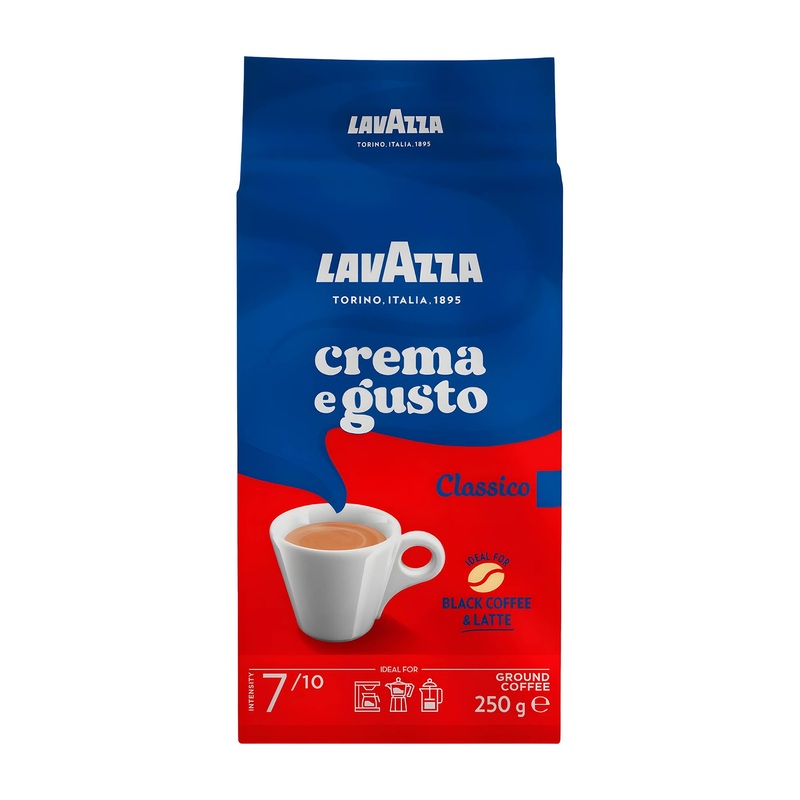 Lavazza Crema e Gusto classico ground coffee, 250 g
