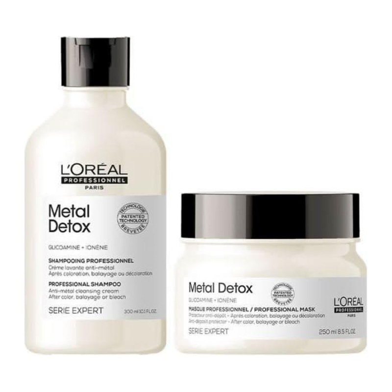 LOral Professionnel Serie Expert METAL DETOX Shampoo & Masque  Colour Protection & Copper Removal  300ml + 250ml