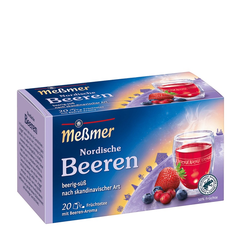 Messmer Nordic Berries fruit tea, 20 Count
