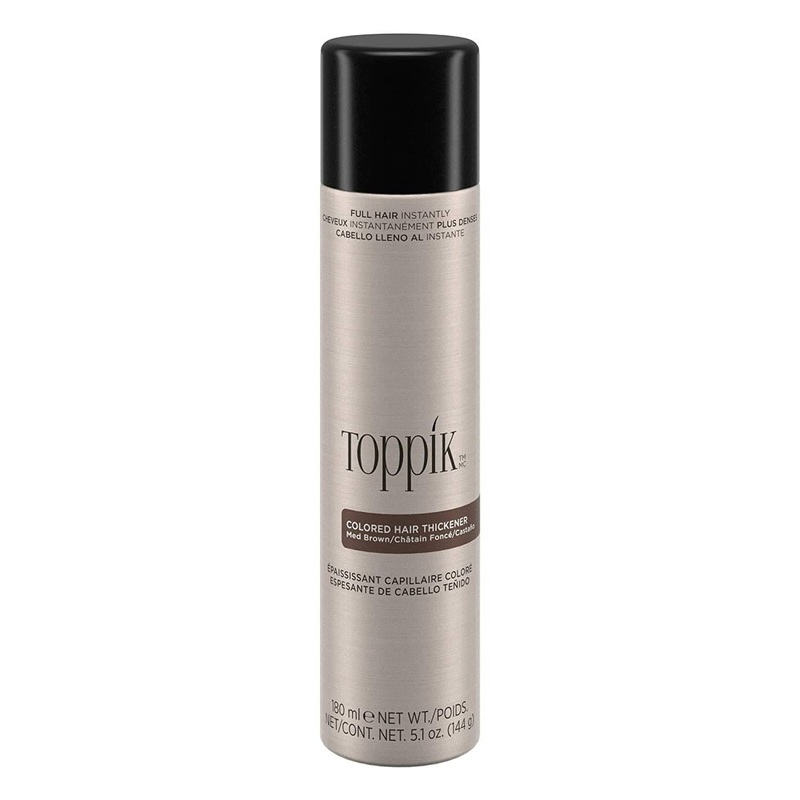 Toppik Colored Hair Thickener – MEDIUM BROWN 5.1 oz/144g bottle