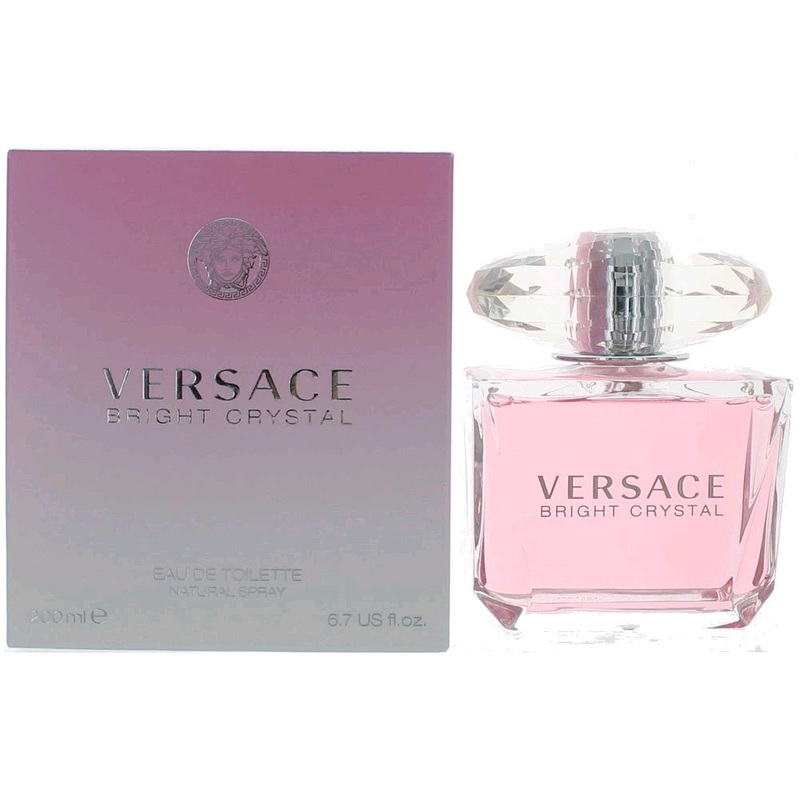Versace Pink Bright Crystal by Versace, 6.7 oz Eau De Toilette Spray for Women