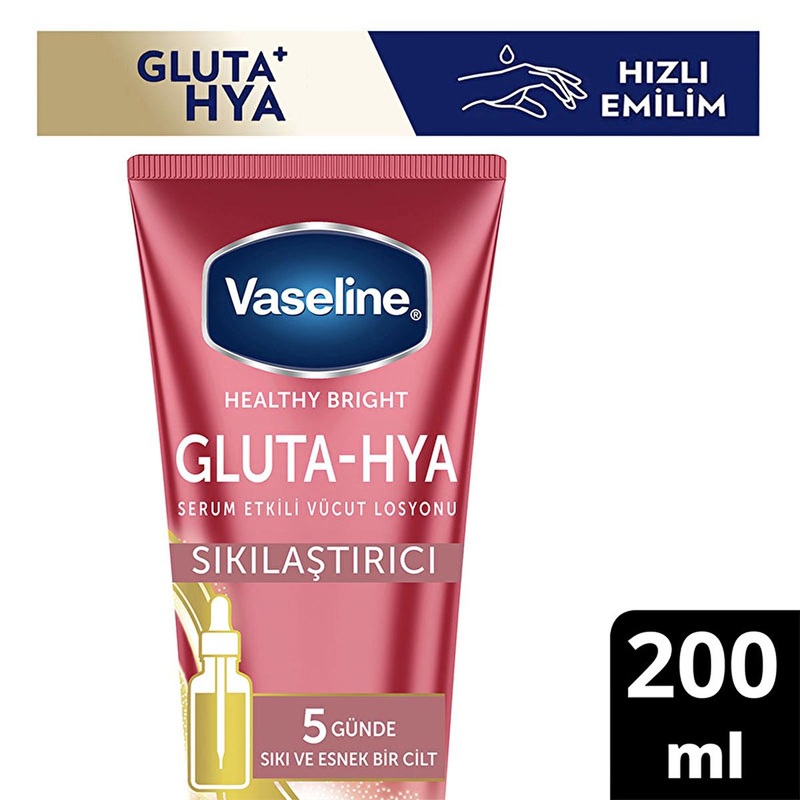 Vaseline Gluta-Hya Firming Body Lotion: Hyaluronic Acid & Collagen for Radiant, Firmer Skin – Intense Hydration, Anti-Aging, Non-Greasy Formula