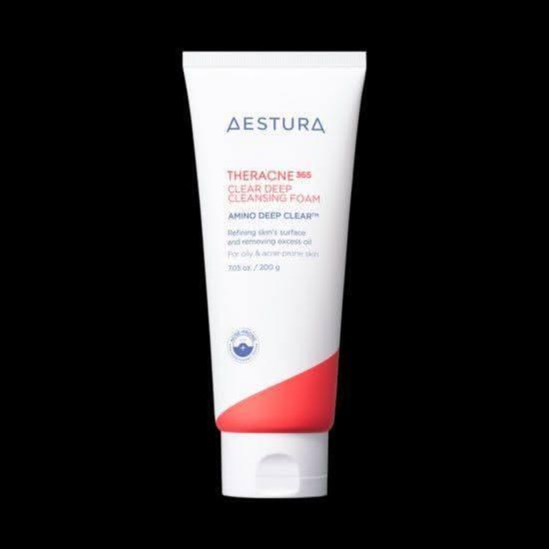 AESTURA THERACNE 365 Clear Deep Cleansing Foam 200g | Oily & Acne-Prone Skin | Oil Control & Refining