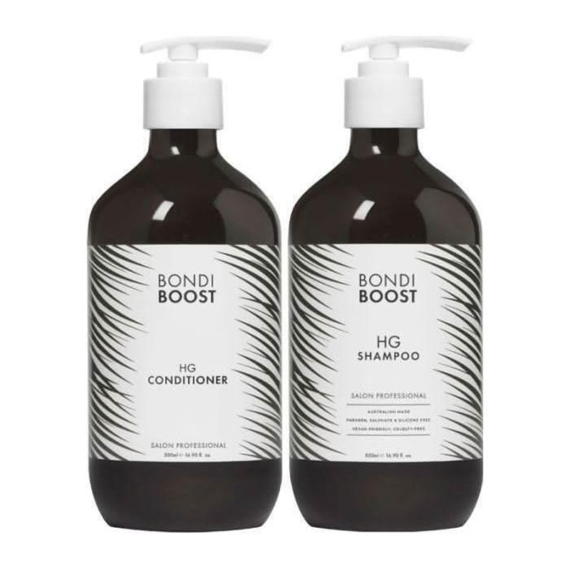 BondiBoost HG Shampoo & Conditioner  300ml Duo | Hair Growth & Scalp Care for Stronger, Fuller Hair