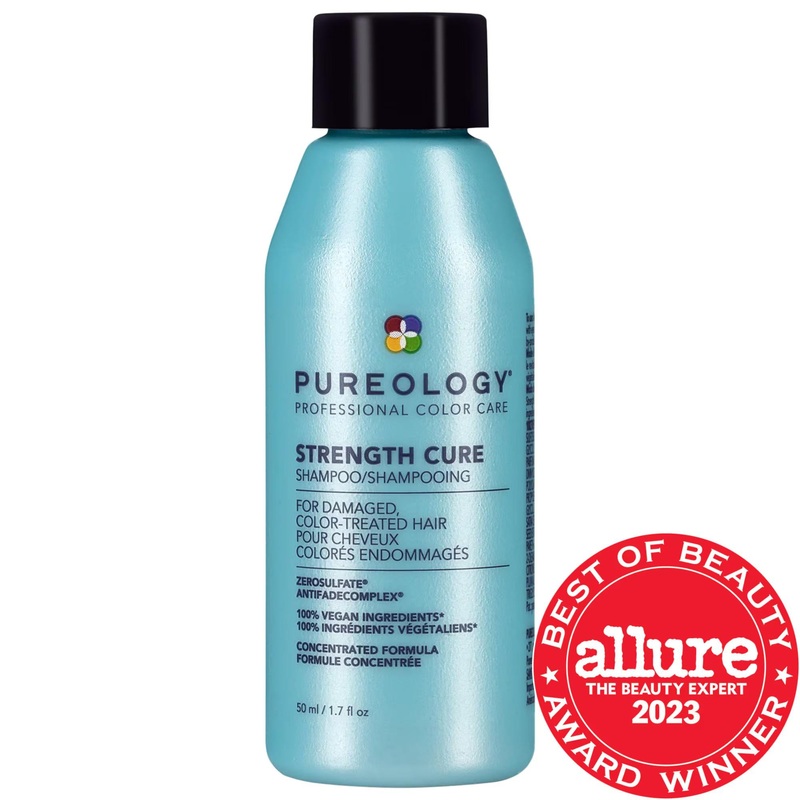 Strength Cure: Repair & Strengthen Damaged Hair with Vegan, Sulfate-Free Shampoo – Color Safe, Protein Infused