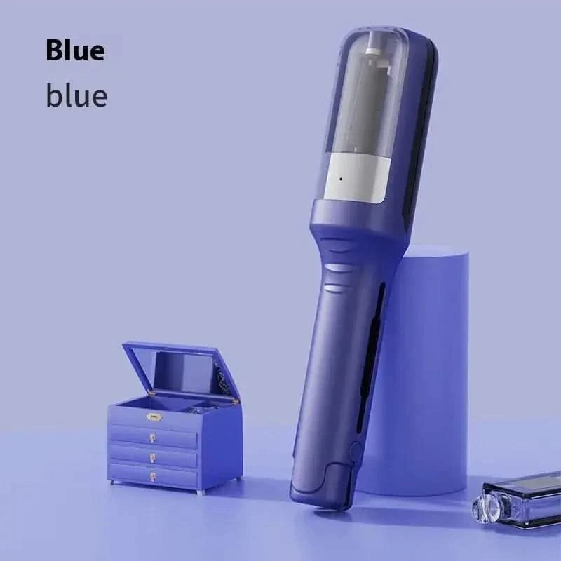 2-in-1 Rechargeable Hair Styling Tool  Cordless Trimmer & Hair Waver for Waves, Curls & Precision Shaping Beige Spray Paint