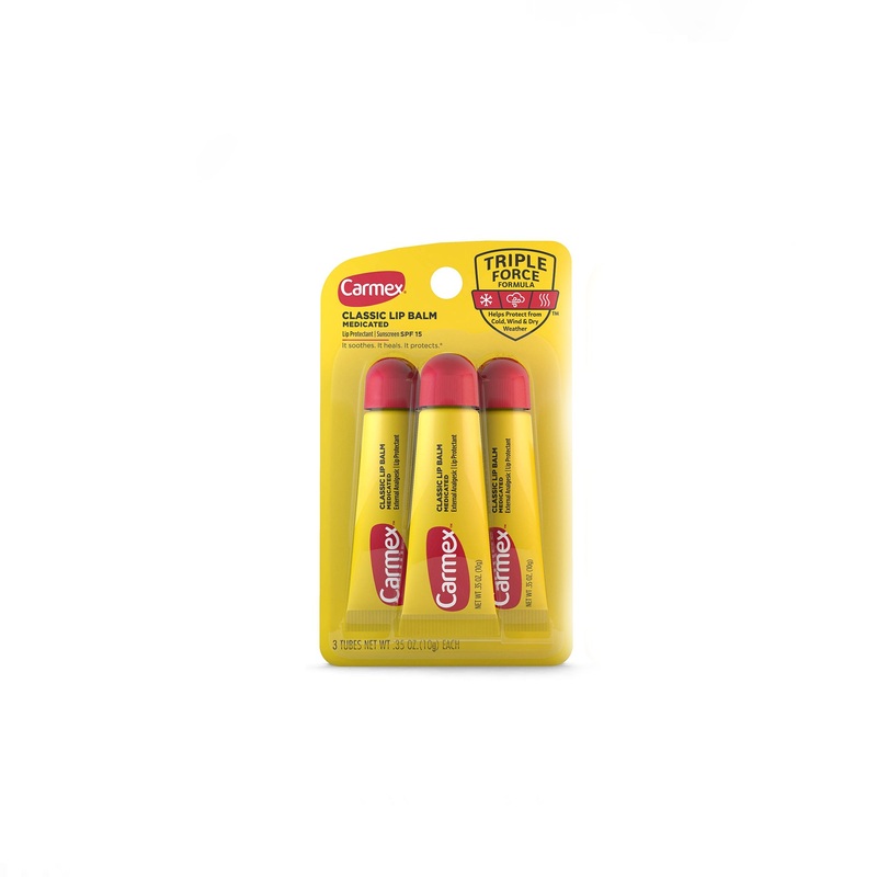 Carmex Classic Moisturizing Lip Balm Tubes With SPF 15 – 10 gm (3pcs)