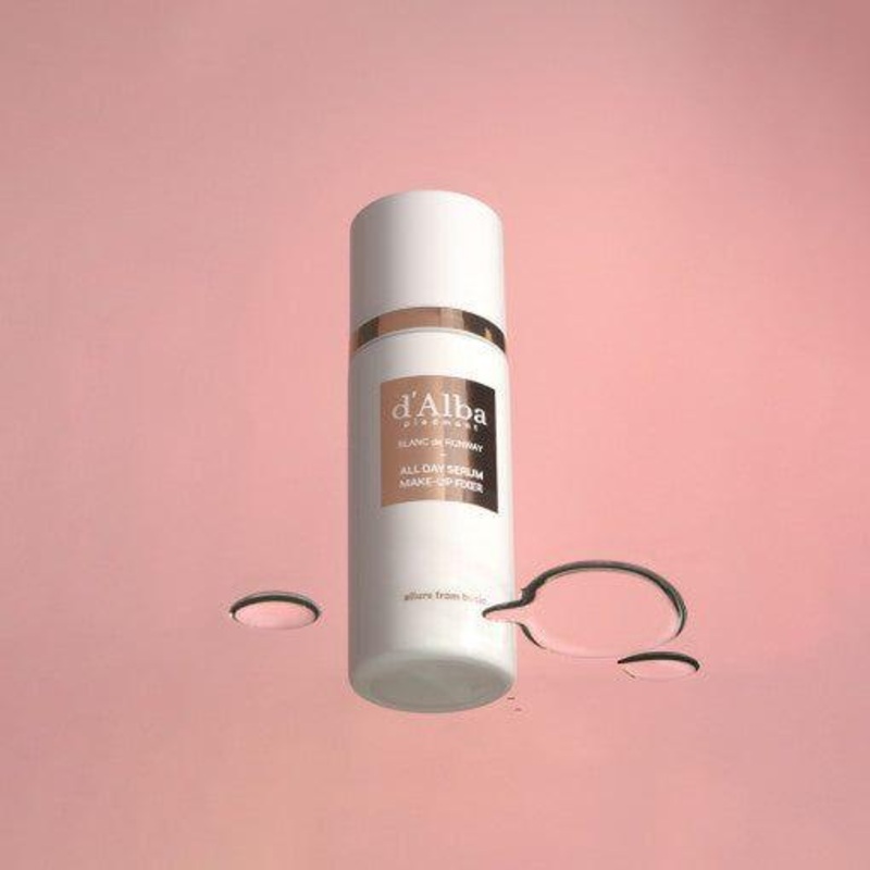 d’Alba Blanc de Runway All Day Serum Make-Up Fixer  80ml | Hydrating Setting Spray with White Truffle & Botanical Extracts