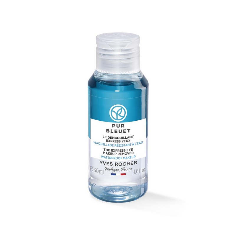 Ekspress Eye Makeup Remover – Pur Bleuet 50ml, Waterproof, Dual-Phase Formula