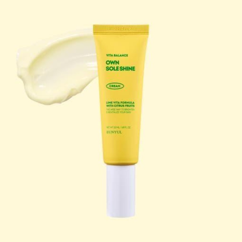 EUNYUL VITA BALANCE OWN SOLE SHINE FACIAL CREAM  50ml | Deep Hydration & Radiant Skin with Lime Extract