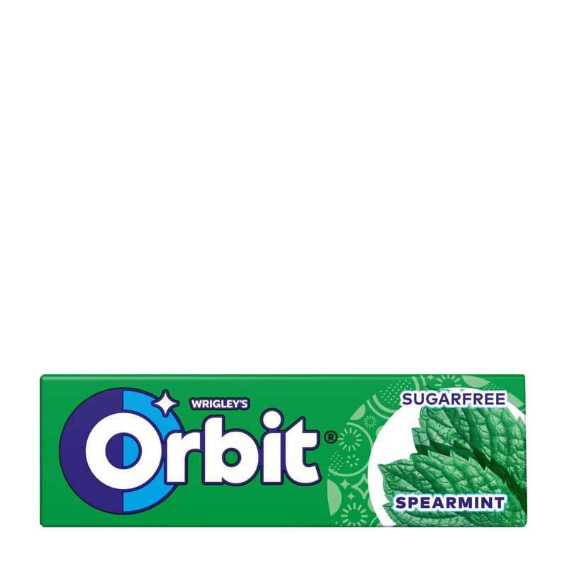 Orbit Spearmint chewing gum, 10 Count