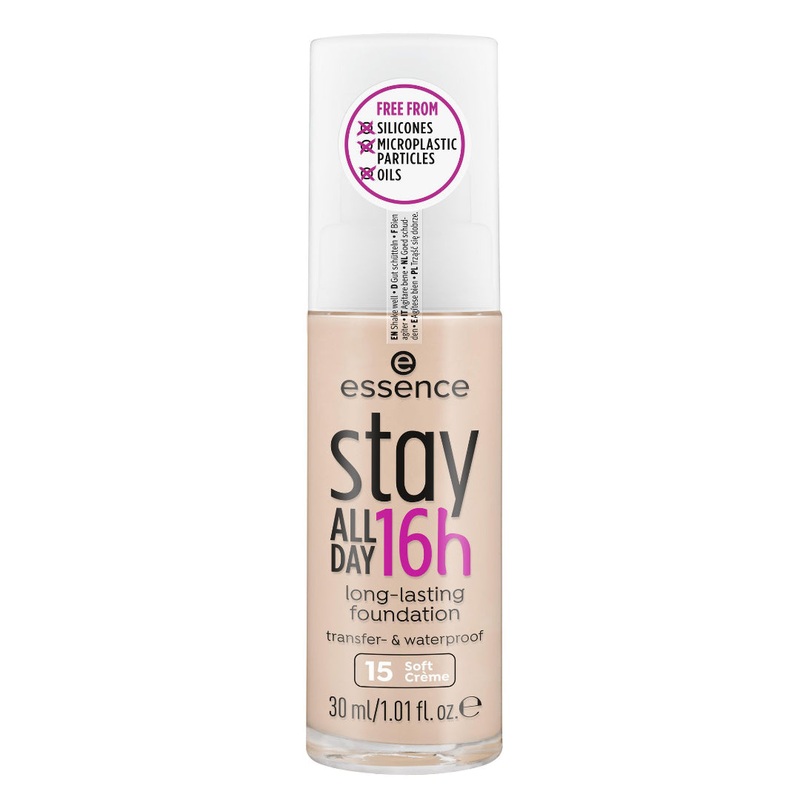 Essence new packaging stay all day 16 hour foundation 09 golden beige