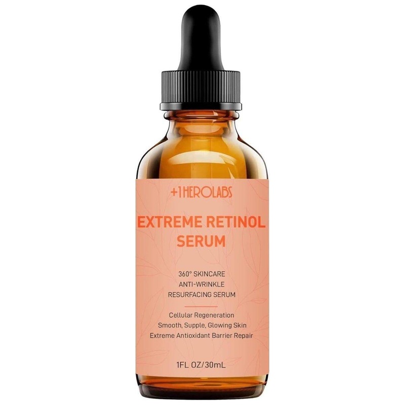 Hero Labs Extreme Retinol Serum 2.5%  30ml | High-Potency Anti-Aging & Skin Renewal Retinol Serum (1Oz)