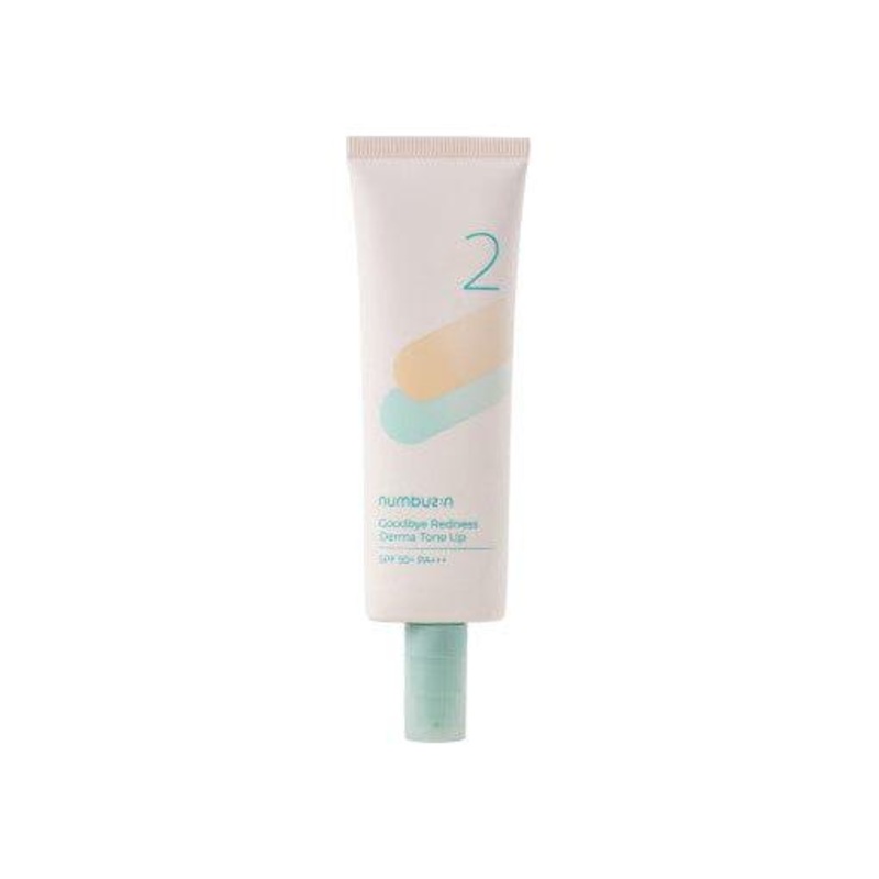 numbuzin No.2 Goodbye Redness Derma Tone Up SPF50+ PA+++  50ml | Redness Control, Tone-Up & UV Protection