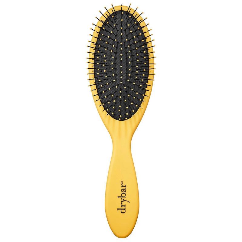 Super Lemon Drop Hair Detangling Brush – Gentle Flexible Bristles for Wet & Dry Hair, Soft-Touch Handle