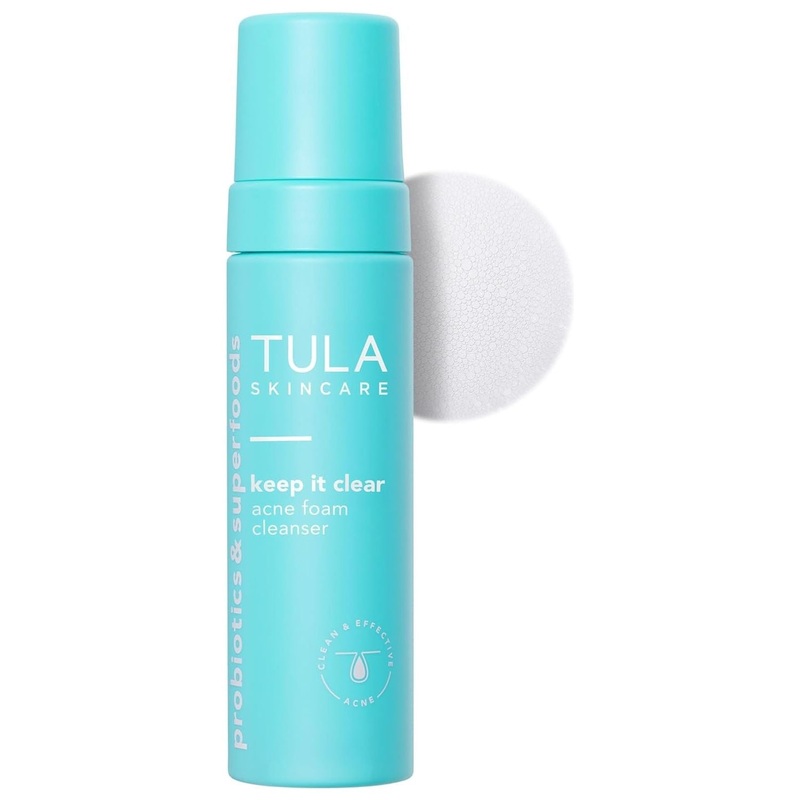 TULA SKINCARE Keep It Clear Acne Foam Cleanser  186ml | Gentle, Effective Acne Treatment