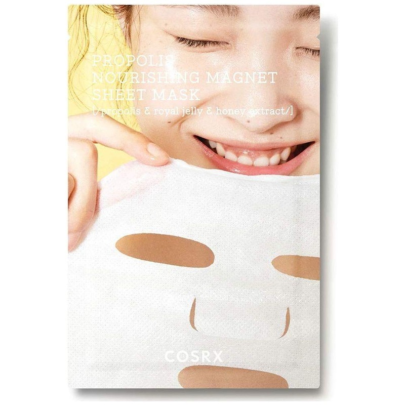 COSRX Full Fit Propolis Nourishing Magnet Sheet Mask (10 Sheets) | Nourishing & Hydrating for a Plump, Glowing Skin
