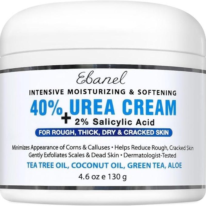 Ebanel Urea Cream 40% – 130g | Intensive Moisturizing & Exfoliating Foot Treatment