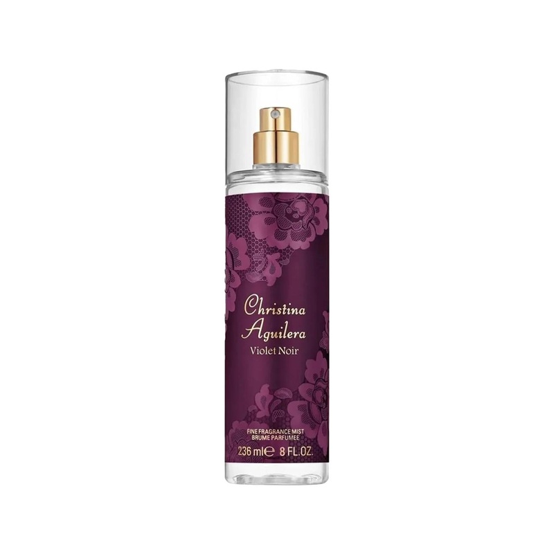 Elizabeth Arden Violet Noir Body Spray: Christina Aguilera Fragrance Mist – Floral Scent, Refreshing & Long-Lasting, 236 ml