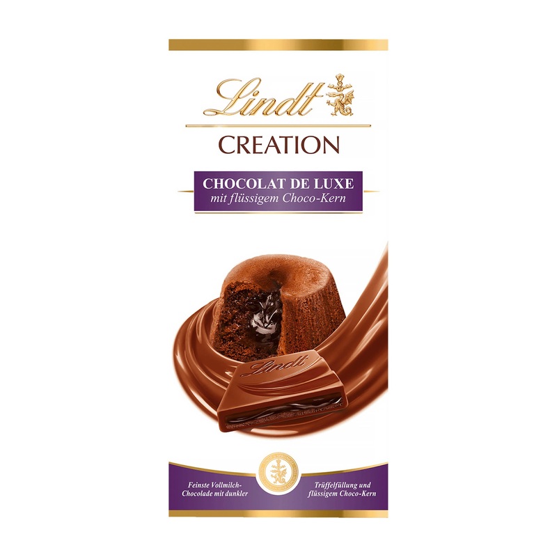 Lindt Creation Chocolat de Luxe milk chocolate bar, 150 g
