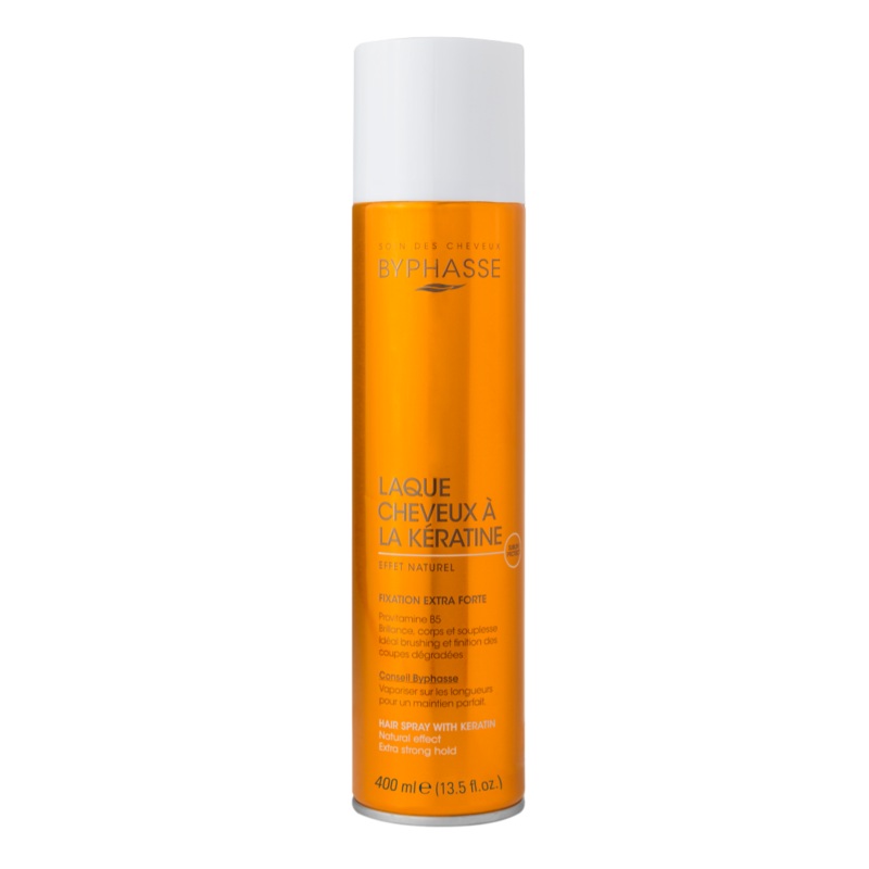 Byphasse hair spray extra strong natural effect 400 ml