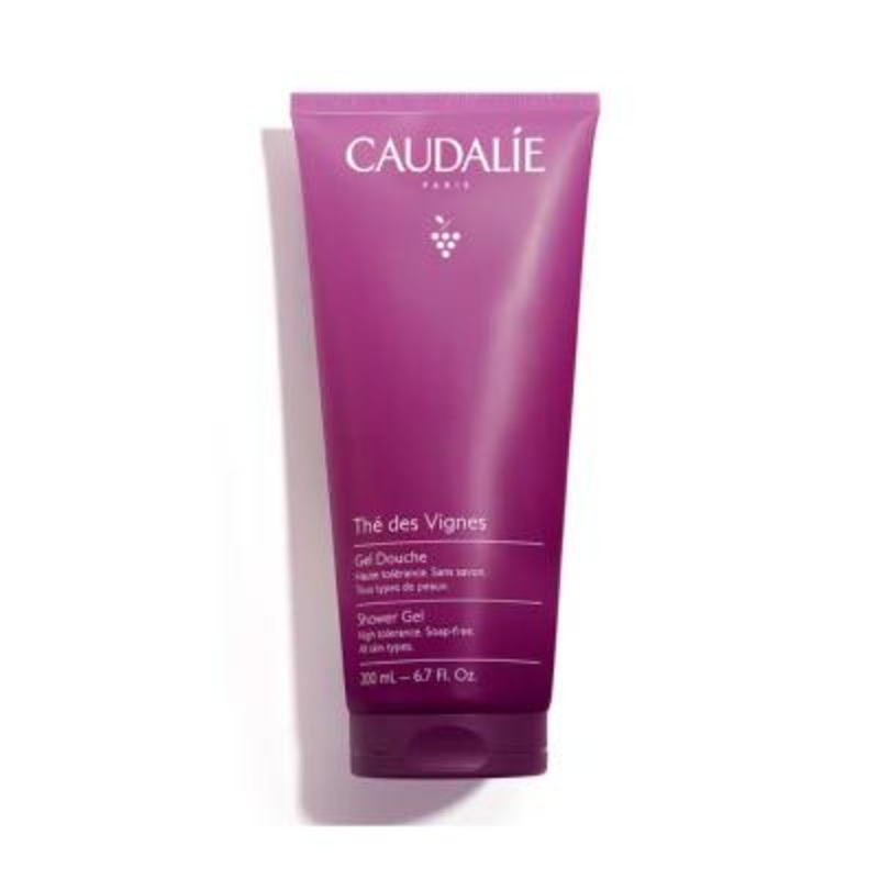 Caudalie The Des Vignes Shower Gel: Gentle, Soap-Free Cleanse with White Musk, Ginger & Neroli – Vegan & Refreshing (6.76 fl oz)