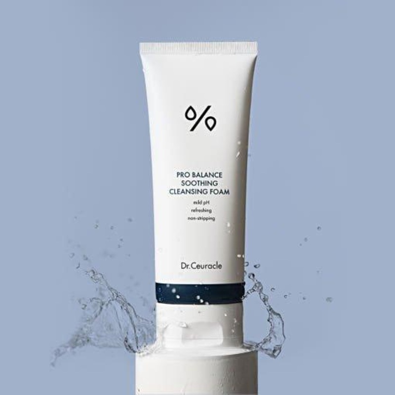 Dr.Ceuracle Pro Balance Soothing Cleansing Foam  150ml | Gentle Daily Cleanser with 9-Probiotics & PHA/LHA for Sensitive Skin