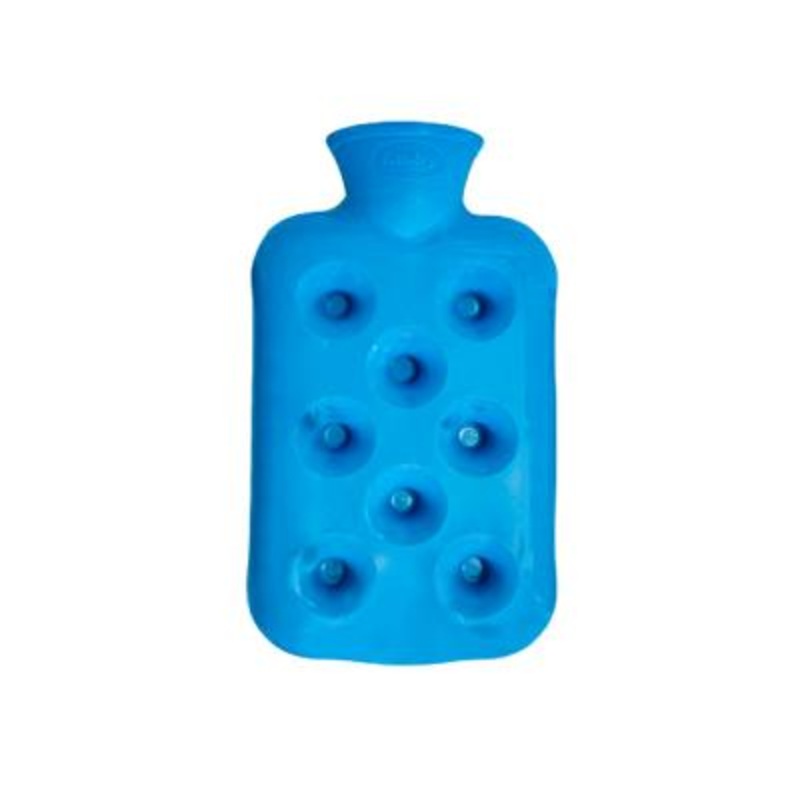 Fashy 0.5 Lt Honeycomb Hot Water Bottle – Non-Rubber, Odorless, Collapsible Heat Therapy for Menstrual Cramps & Muscle Pain Relief