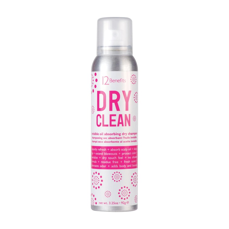 12 Benefits Instant Invisible Oil Absorbing Dry Shampoo 3.2OZ