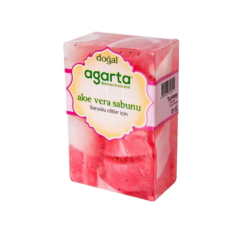 Agarta Handmade Natural Aloe Vera Soap – Gentle, Moisturizing, and Soothing for Sensitive Skin