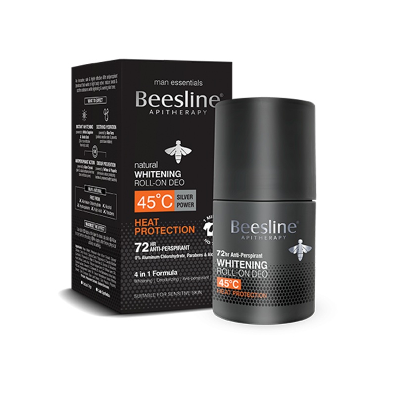 Beesline men whitening roll-on deodorant – super dry new formula
