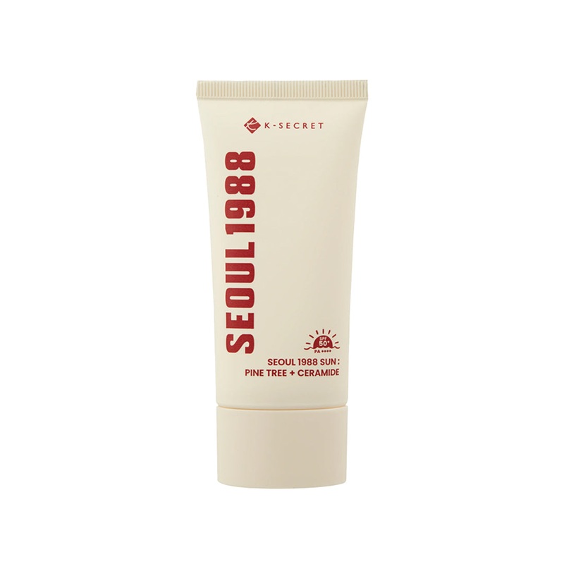 K-Secret Seoul 1988 Sun: Pine Tree + Ceramide SPF50+ PA++++ Moisturizing Sunscreen – 50ml