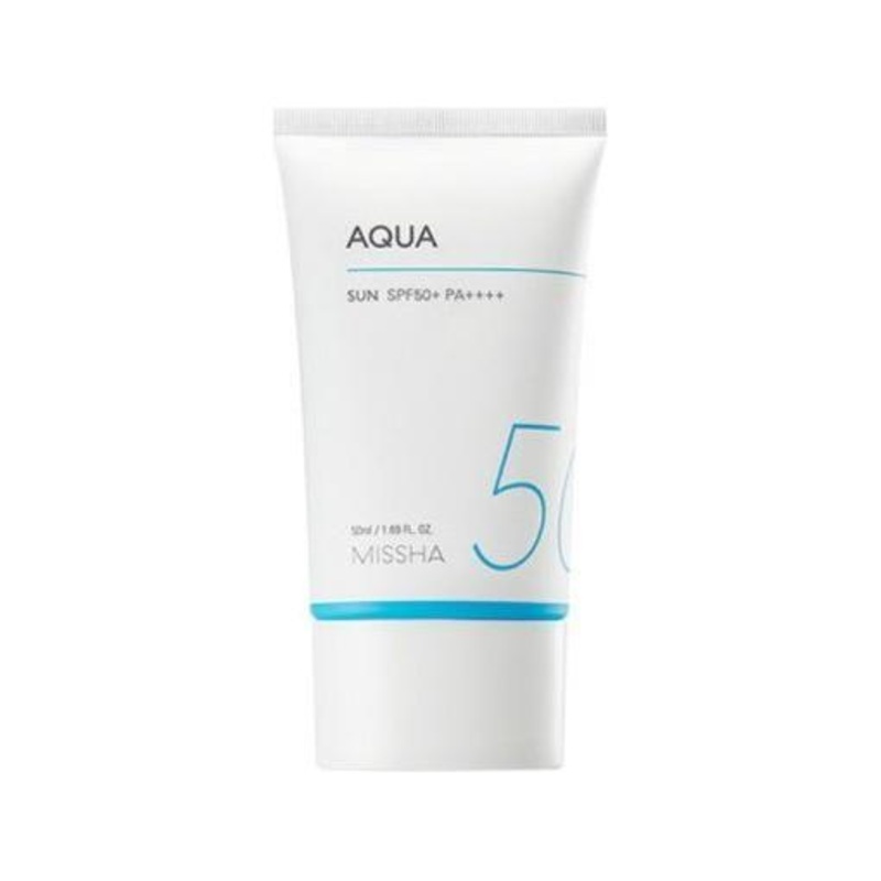 MISSHA All-Around Safe Block Aqua Sun Gel  50ml | Lightweight, Hydrating SPF50+ PA+++ Sunscreen for Daily UV Protection