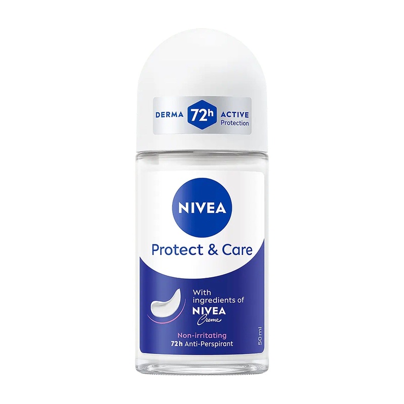 Nivea Protect & Care 72h anti-perspirant roll-on, 50 mL