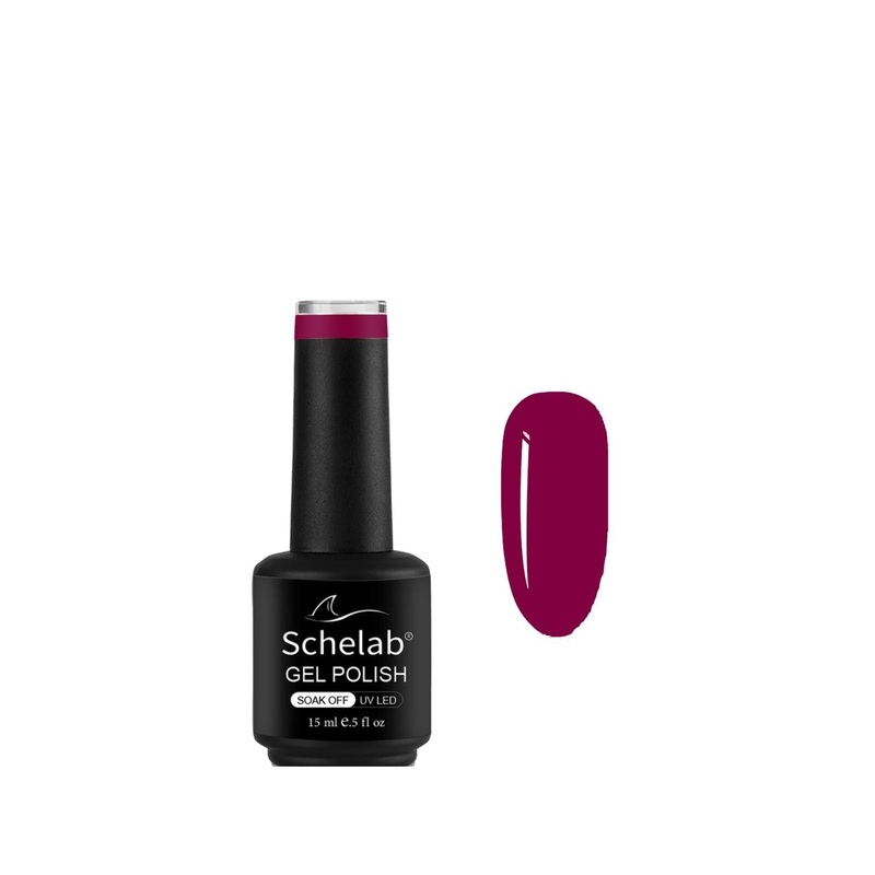 Schelab Long-Lasting Gel Nail Polish – Three-Step Application Process, Salon-Quality Finish, 15 ml