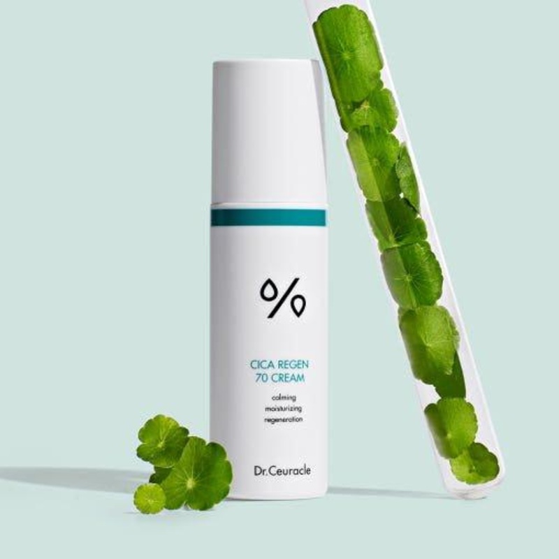 Dr.Ceuracle Cica Regen 70 Cream  50ml | 70% Centella Asiatica for Soothing & Skin Barrier Repair