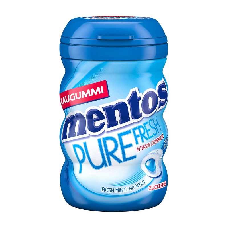 Mentos Pure Fresh fresh mint sugar-free chewing gum, 35 Count