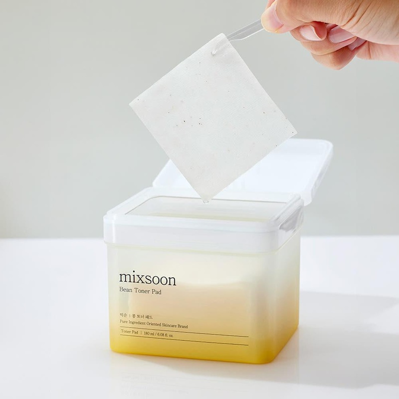 mixsoon Bean Toner Pad  70 Count/180ml | Moisturizing & Nourishing Toner Pads for Hydrated, Firm Skin