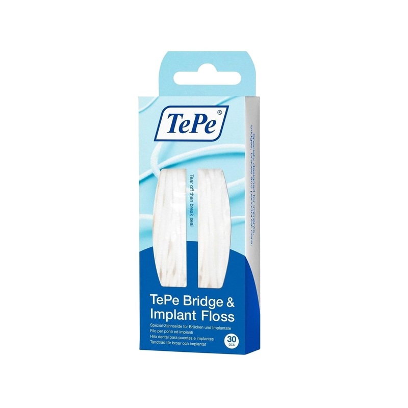 Tepe Bridge&_mplant Floss Di_ _pi – Effective Interdental Cleaning for Bridges and Implants